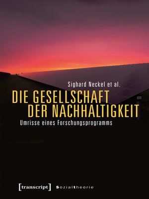 cover image of Die Gesellschaft der Nachhaltigkeit